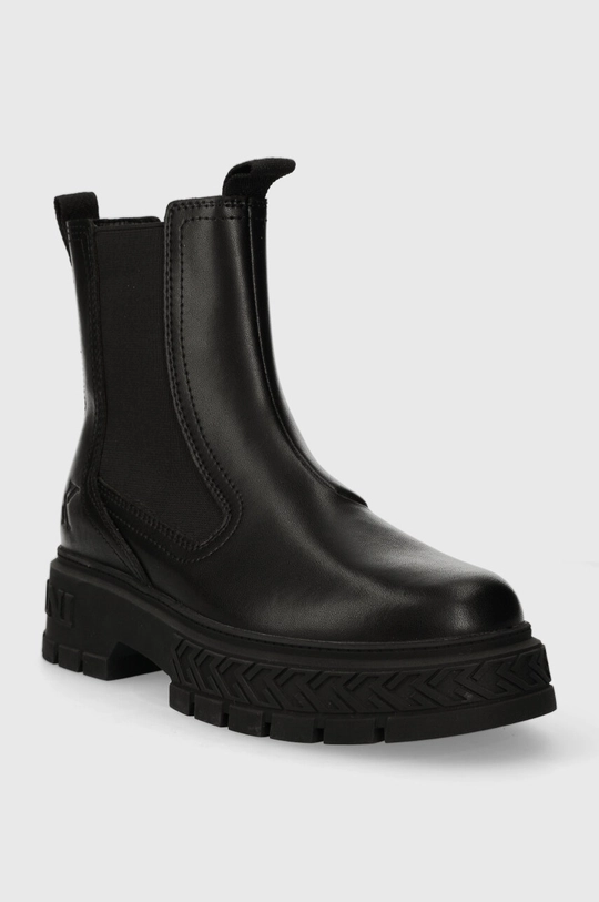 Δερμάτινες μπότες τσέλσι Karl Kani KK Soho Chelsea Boot μαύρο