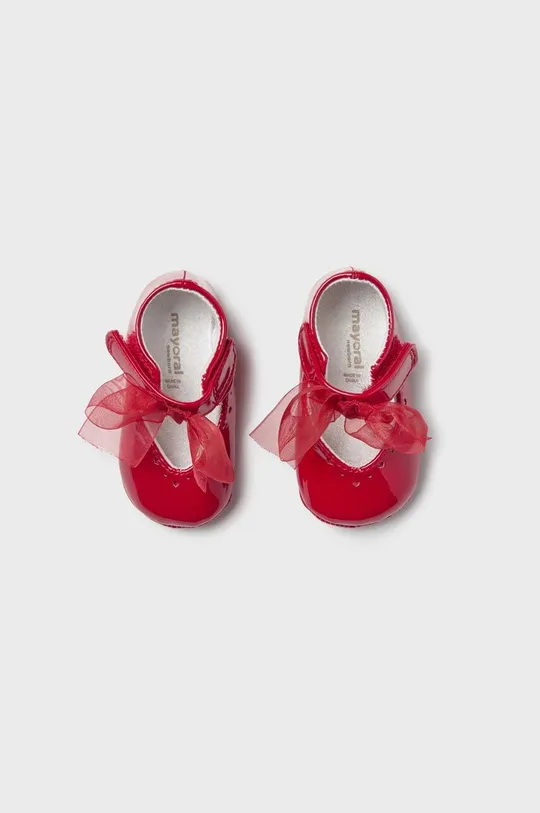Βρεφικά παπούτσια Mayoral Newborn κόκκινο