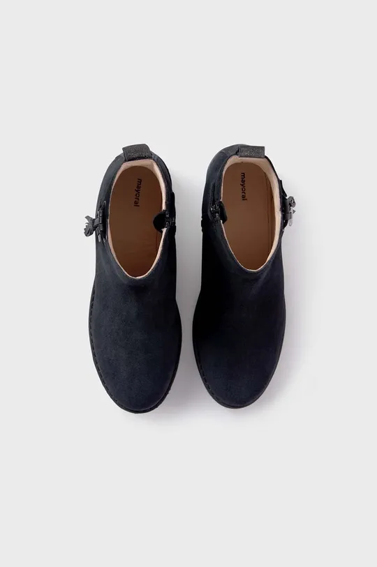 Detské semišové topánky Mayoral čierna