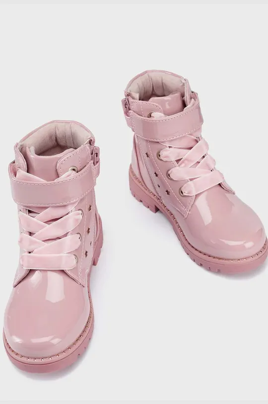Детские ботинки Mayoral розовый