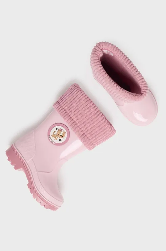 Дитячі гумові чоботи Mayoral рожевий