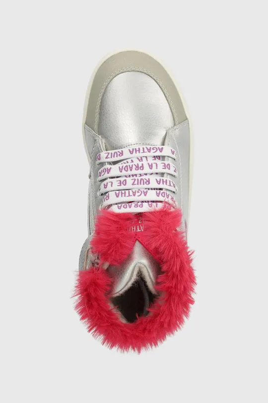 argento Agatha Ruiz de la Prada scarpe invernali bambini