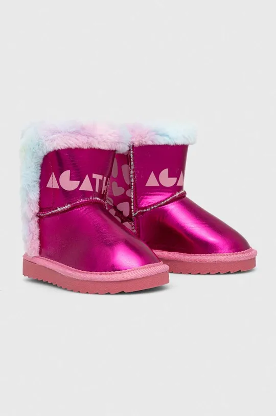 Παιδικές μπότες χιονιού Agatha Ruiz de la Prada ροζ
