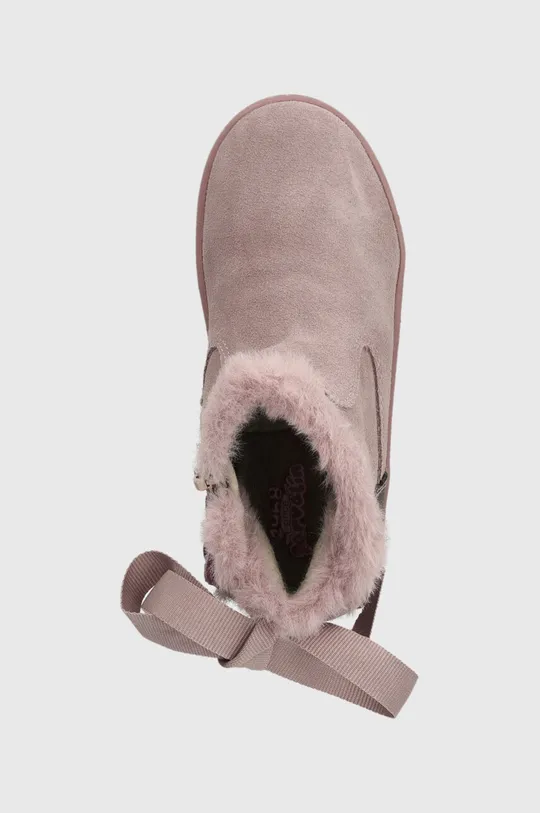 ροζ Παιδικές χειμερινές μπότες σουέτ Garvalin