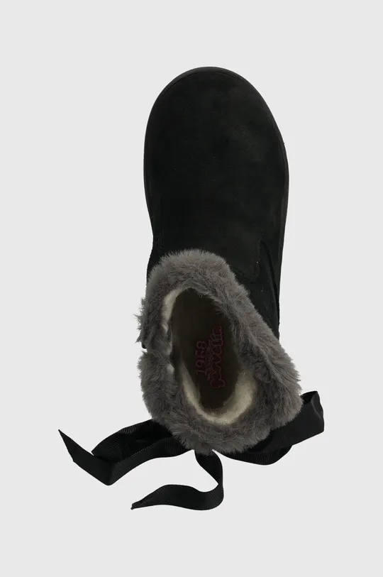 crna Dječje zimske cipele od brušene kože Garvalin