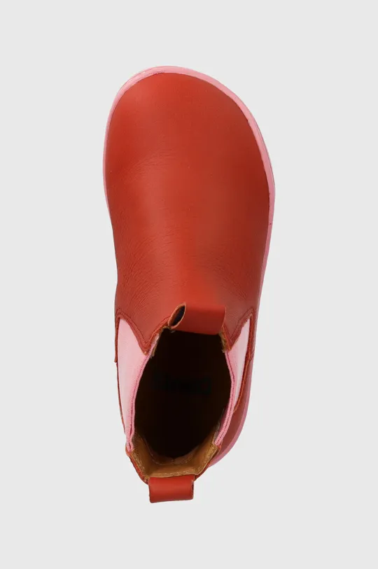 κόκκινο Παιδικές δερμάτινες μπότες τσέλσι Camper K900326 Peu Cami Kids