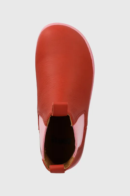 κόκκινο Παιδικές δερμάτινες μπότες τσέλσι Camper K900326 Peu Cami Kids