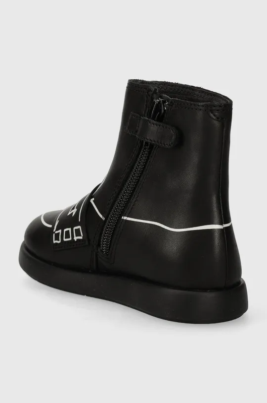 μαύρο Παιδικές δερμάτινες μπότες Camper K900330 TWS Kids