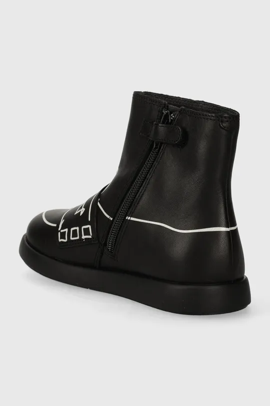 чорний Дитячі шкіряні черевики Camper K900330 TWS Kids