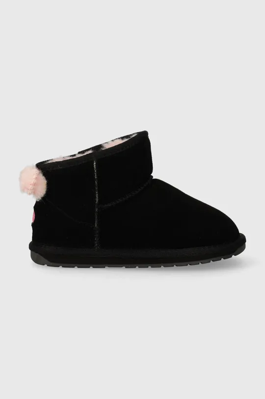 crna Dječje cipele za snijeg od brušene kože Emu Australia K12953 Rigel Kids Za djevojčice