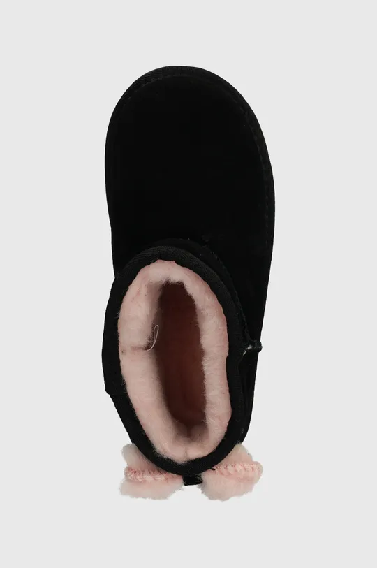 чорний Дитячі замшеві чоботи Emu Australia K12953 Rigel Kids
