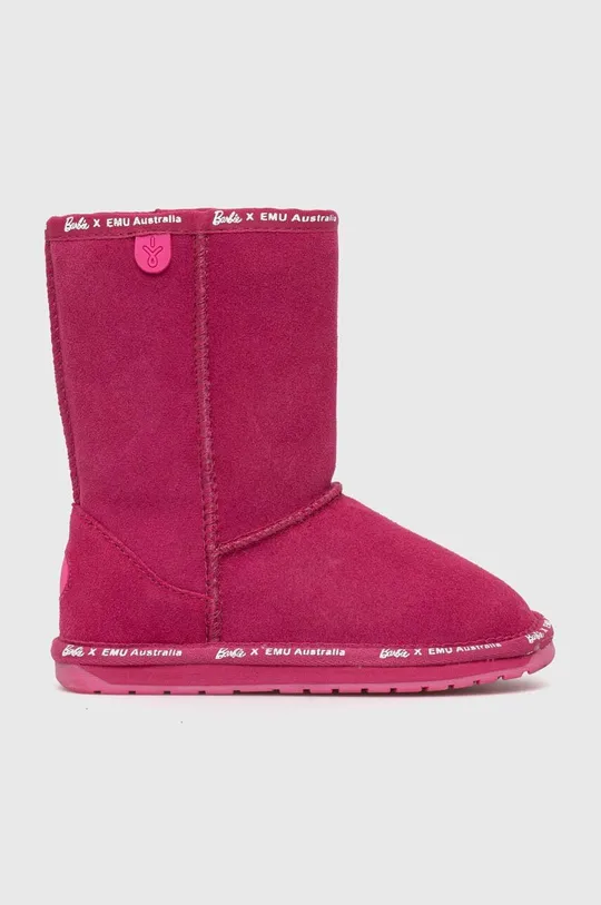 ροζ Μπότες χιονιού σουέτ για παιδιά Emu Australia Barbie? Wallaby Lo Για κορίτσια