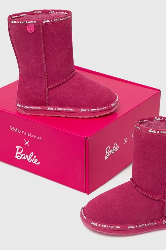 Μπότες χιονιού σουέτ για παιδιά Emu Australia Barbie? Wallaby Lo