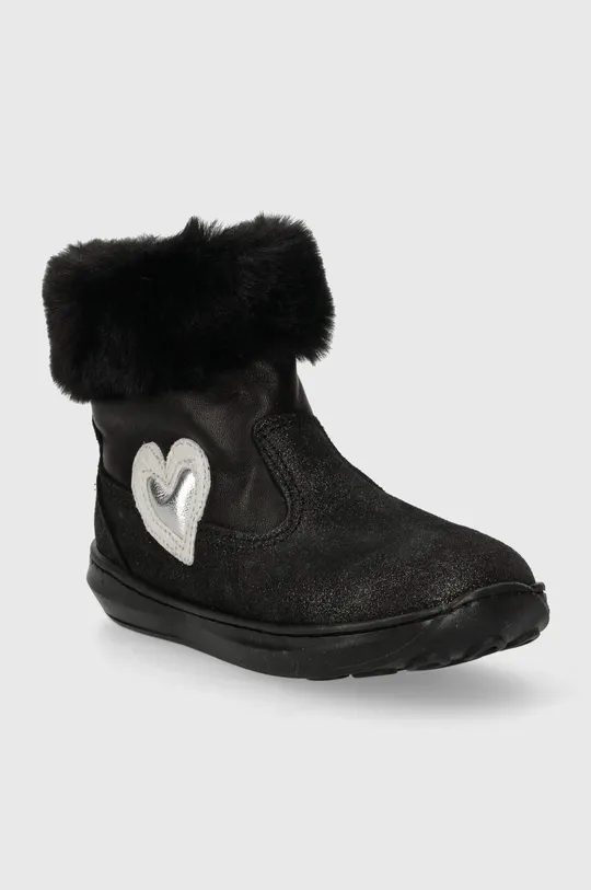 Παιδικές χειμερινές μπότες σουέτ Primigi μαύρο