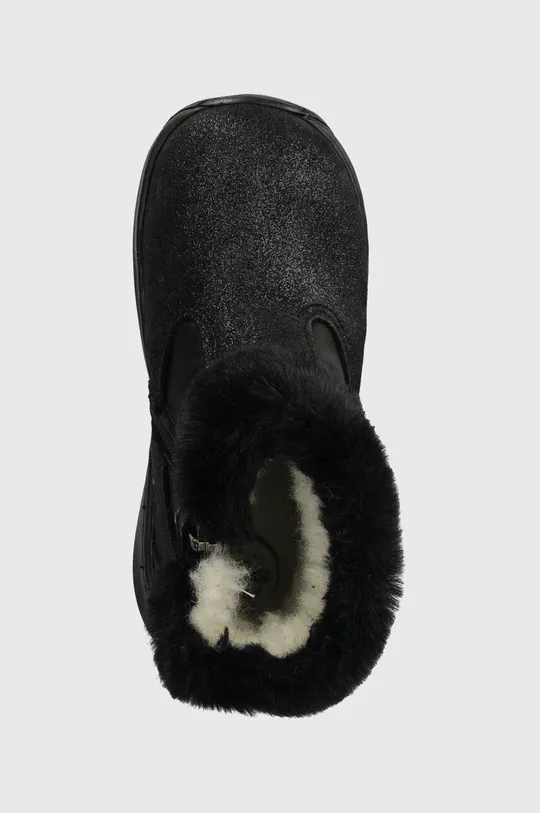 чёрный Детские замшевые зимние ботинки Primigi