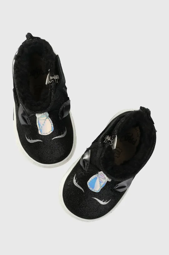 чорний Дитячі замшеві туфлі Primigi Для дівчаток