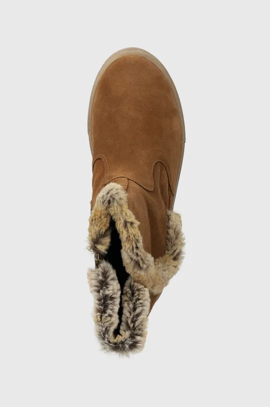 коричневий Дитячі замшеві зимові черевики Primigi
