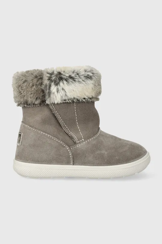 сірий Дитячі замшеві зимові черевики Primigi Для дівчаток