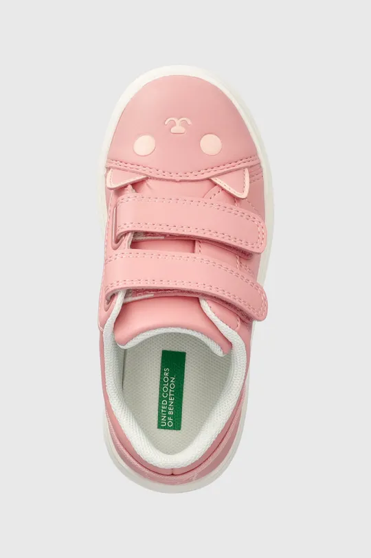 różowy United Colors of Benetton sneakersy dziecięce