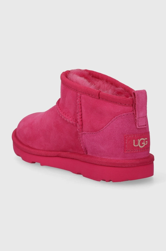 Detské semišové snehule UGG KIDS CLASSIC ULTRA MINI Zvršok: Semišová koža Vnútro: Textil, Vlna Podrážka: Syntetická látka