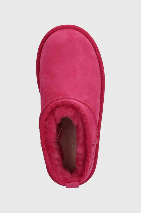roza Dječje cipele za snijeg od brušene kože UGG KIDS CLASSIC ULTRA MINI