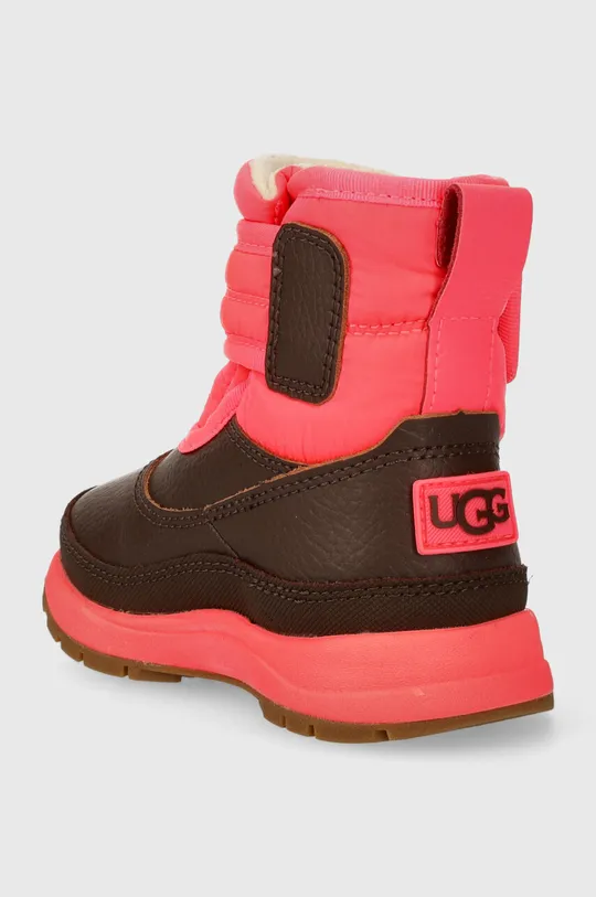 Παιδικές μπότες χιονιού UGG T TANEY WEATHER G Πάνω μέρος: Υφαντικό υλικό, Φυσικό δέρμα Εσωτερικό: Υφαντικό υλικό, Μαλλί Σόλα: Συνθετικό ύφασμα