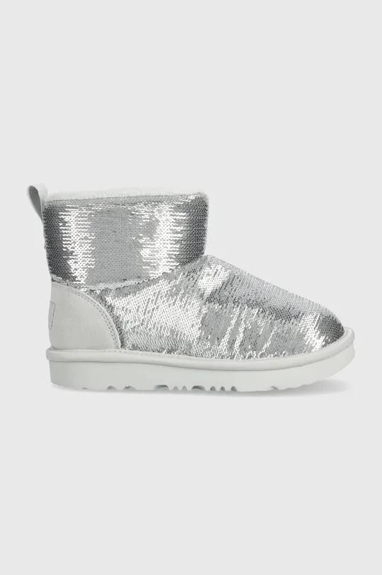 srebrna Dječje cipele za snijeg UGG KIDS CLASSIC MINI MIRROR BALL Za djevojčice