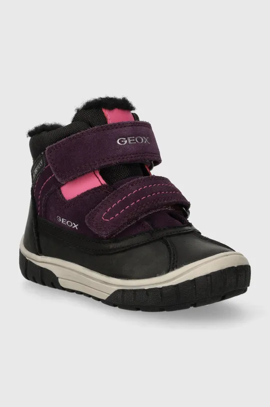Detské zimné topánky Geox B262LD 022FU B OMAR WPF fialová