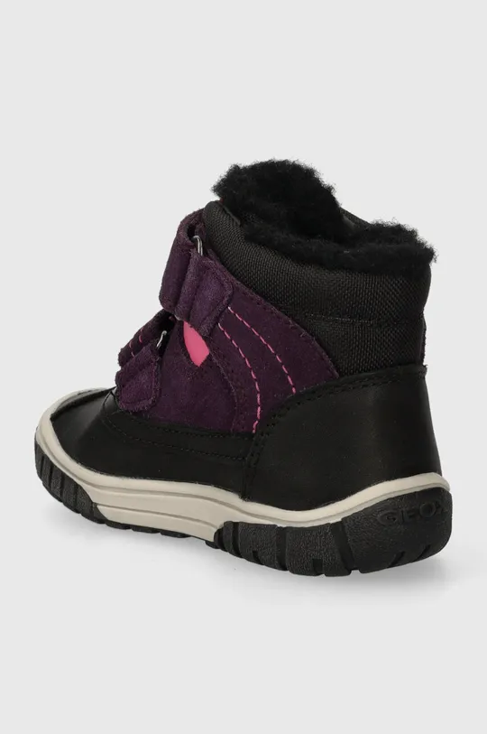 Detské zimné topánky Geox B262LD 022FU B OMAR WPF Zvršok: Textil, Prírodná koža, Semišová koža Vnútro: Textil, Vlna Podrážka: Syntetická látka