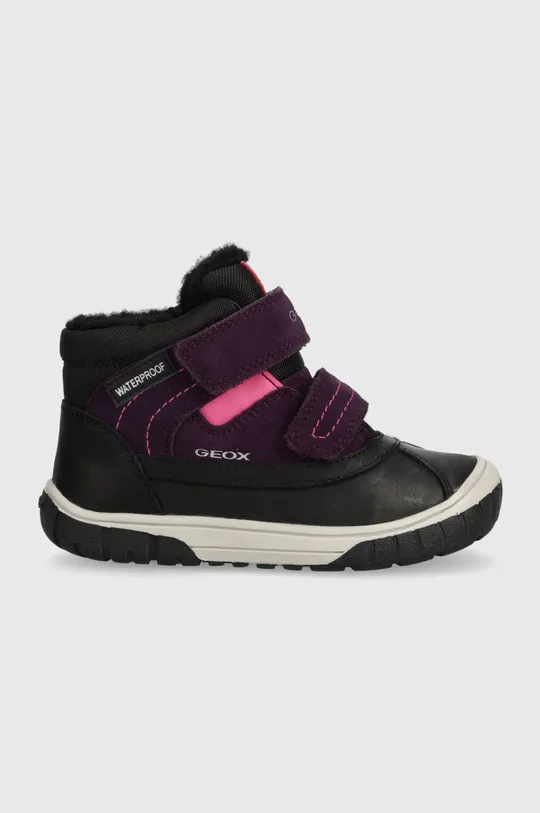 fioletowy Geox buty zimowe dziecięce B262LD 022FU B OMAR WPF Dziewczęcy