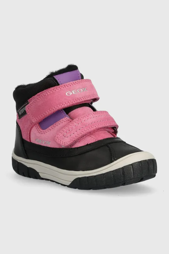 Дитячі зимові черевики Geox B262LD 022FU B OMAR WPF чорний
