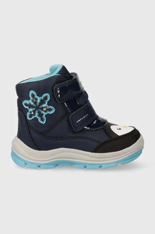 Παιδικές χειμερινές μπότες Geox B363WA 054FU B FLANFIL B ABX σκούρο μπλε