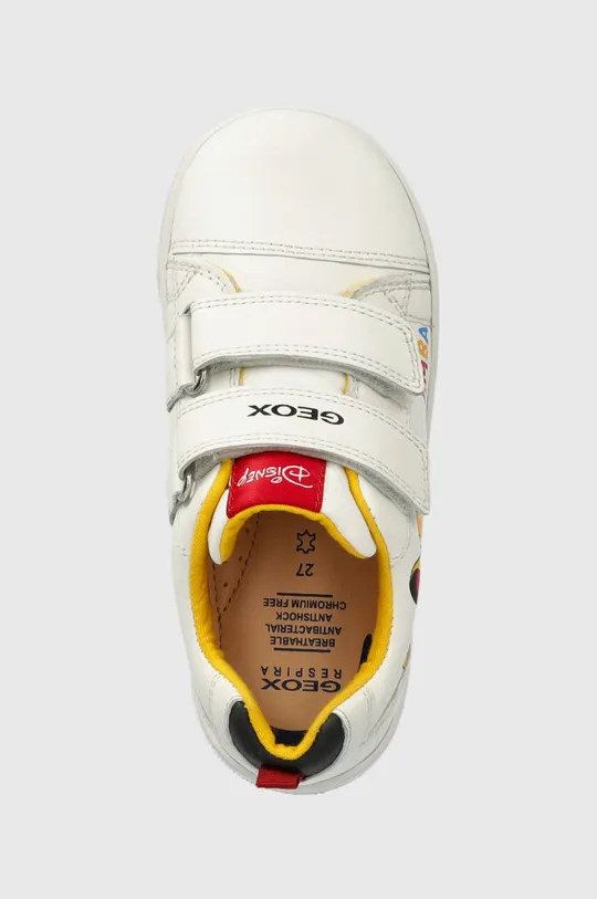 λευκό Παιδικά δερμάτινα αθλητικά παπούτσια Geox x Disney
