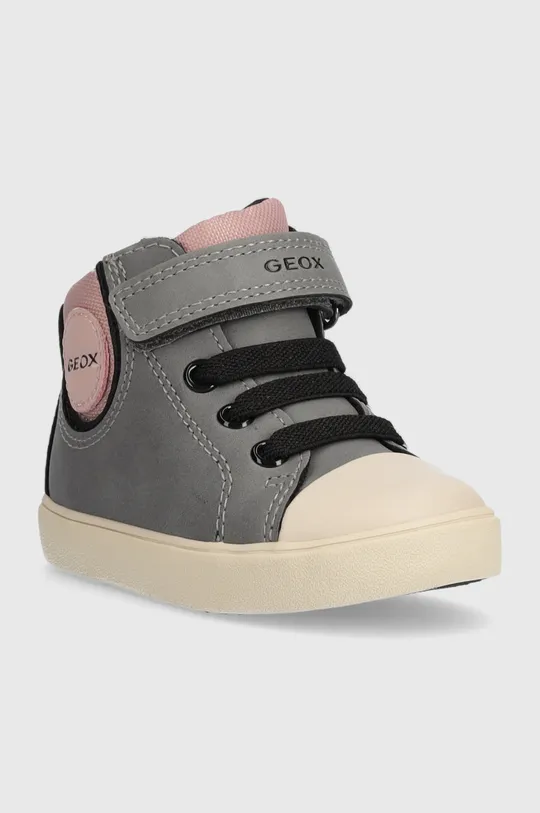 Παιδικά πάνινα παπούτσια Geox B361MD 0MEFU B GISLI γκρί