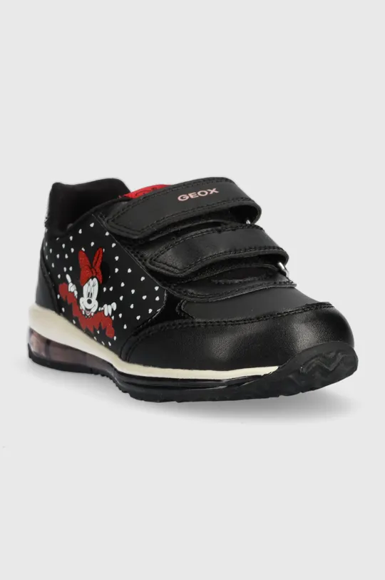 Παιδικά αθλητικά παπούτσια Geox x Disney μαύρο