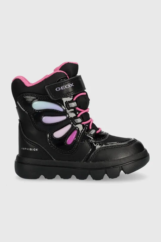чорний Дитячі черевики Geox J36HWA 054FU J WILLABOOM Для дівчаток