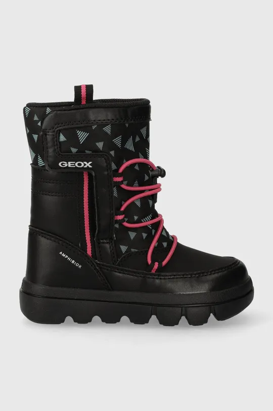 чорний Дитячі чоботи Geox J36HWC 0BCMN J WILLABOOM B A Для дівчаток