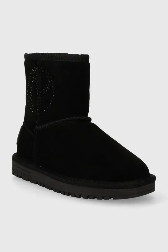 Dječje cipele za snijeg od brušene kože Pepe Jeans crna