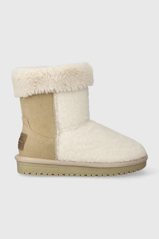 μπεζ Παιδικές χειμερινές μπότες Pepe Jeans Για κορίτσια