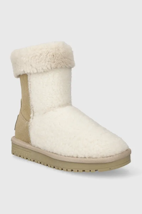 Παιδικές χειμερινές μπότες Pepe Jeans μπεζ