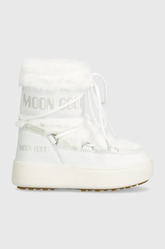bianco Moon Boot stivali da neve bambini 34300900 MB JTRACK FAUX FUR WP Ragazze