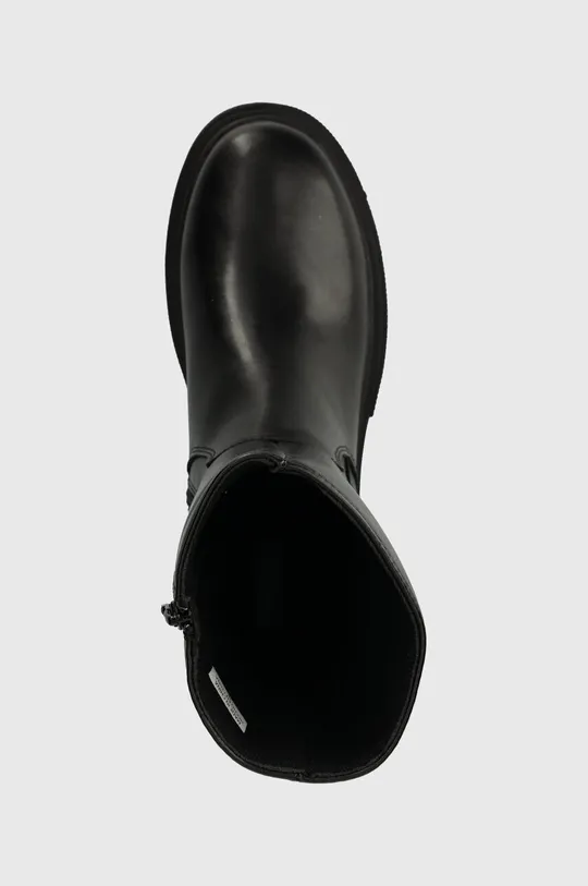 fekete United Colors of Benetton gyerekcipő velúrból
