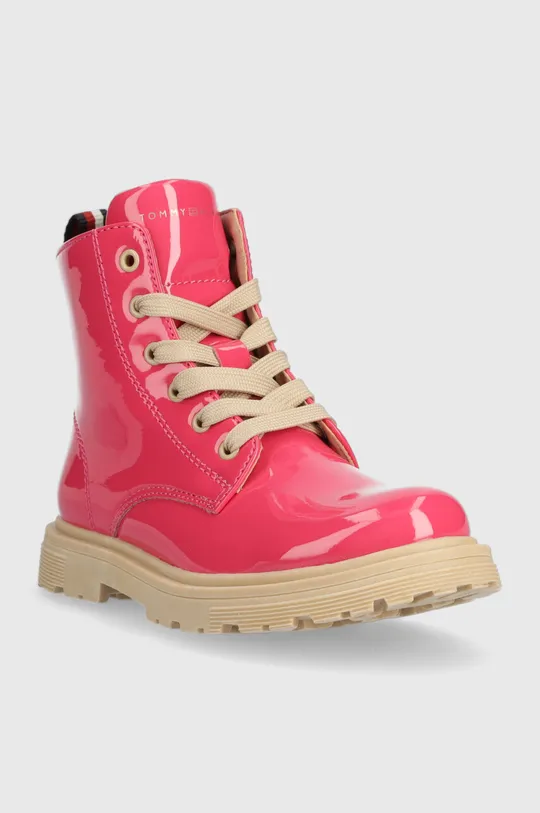 Παιδικές μπότες Tommy Hilfiger ροζ