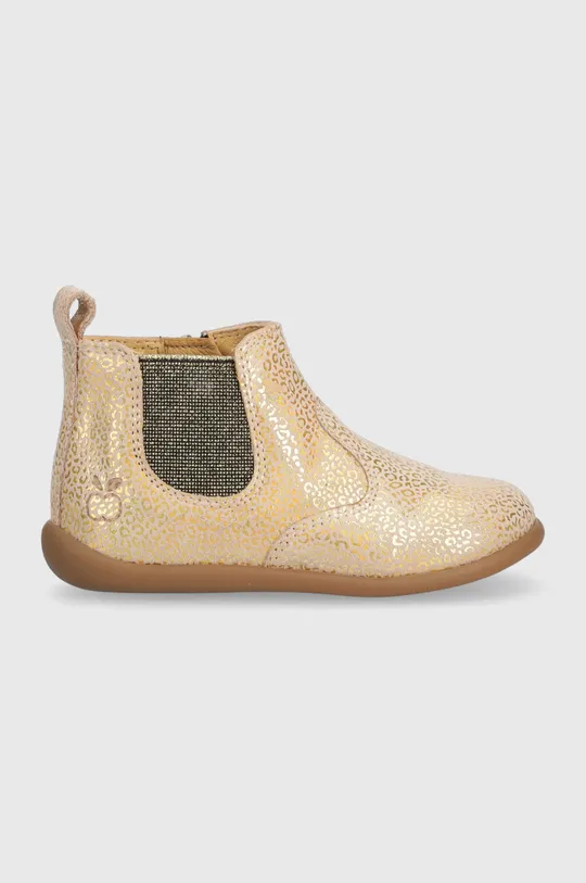 бежевий Дитячі замшеві черевики Pom D'api Для дівчаток
