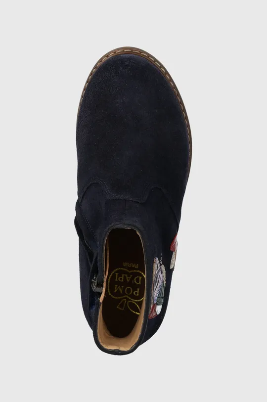 темно-синій Дитячі замшеві черевики Pom D'api