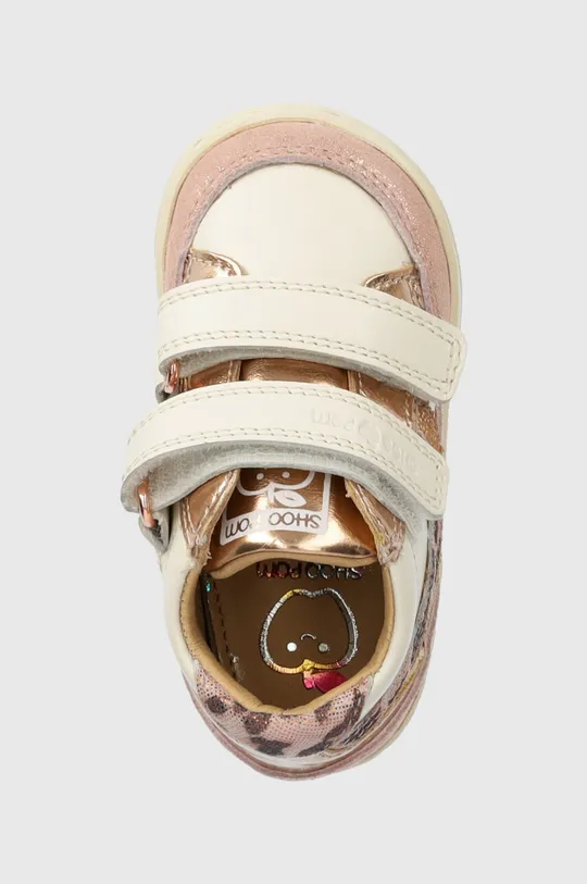 ροζ Δερμάτινα παιδικά κλειστά παπούτσια Shoo Pom