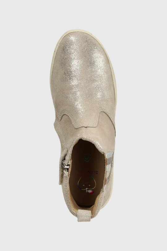 béžová Semišové topánky chelsea Shoo Pom