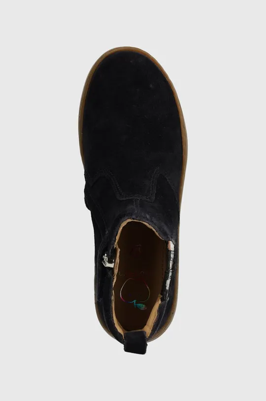 темно-синій Дитячі замшеві черевики Shoo Pom