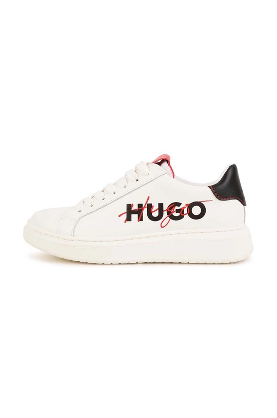 HUGO sneakersy skórzane dziecięce Dziecięcy