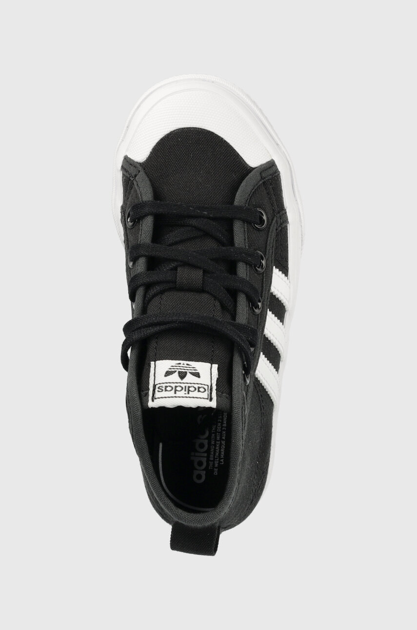 чёрный Детские кеды adidas Originals NIZZA PLATFORM MID